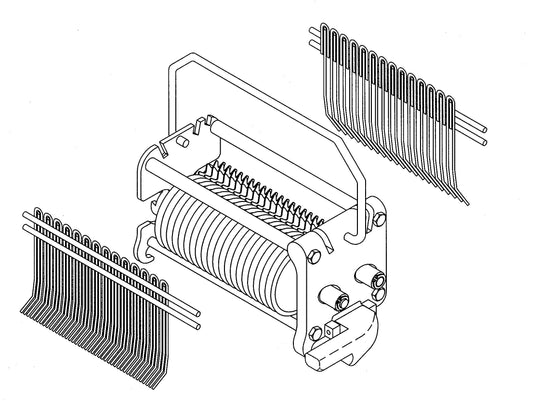 Biro Tenderizer Pro-9 Complete Cradle Assembly STEW / FAJITA CUTTER