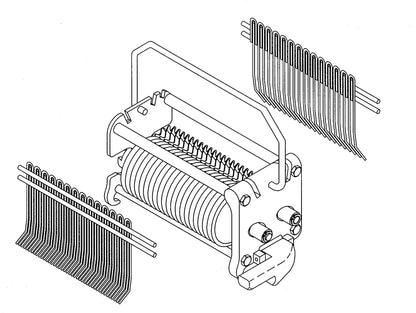 Biro Tenderizer Pro-9 Complete Cradle Assembly STEW / FAJITA CUTTER