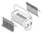 Biro Tenderizer Pro-9 Complete Cradle Assembly STEW / FAJITA CUTTER